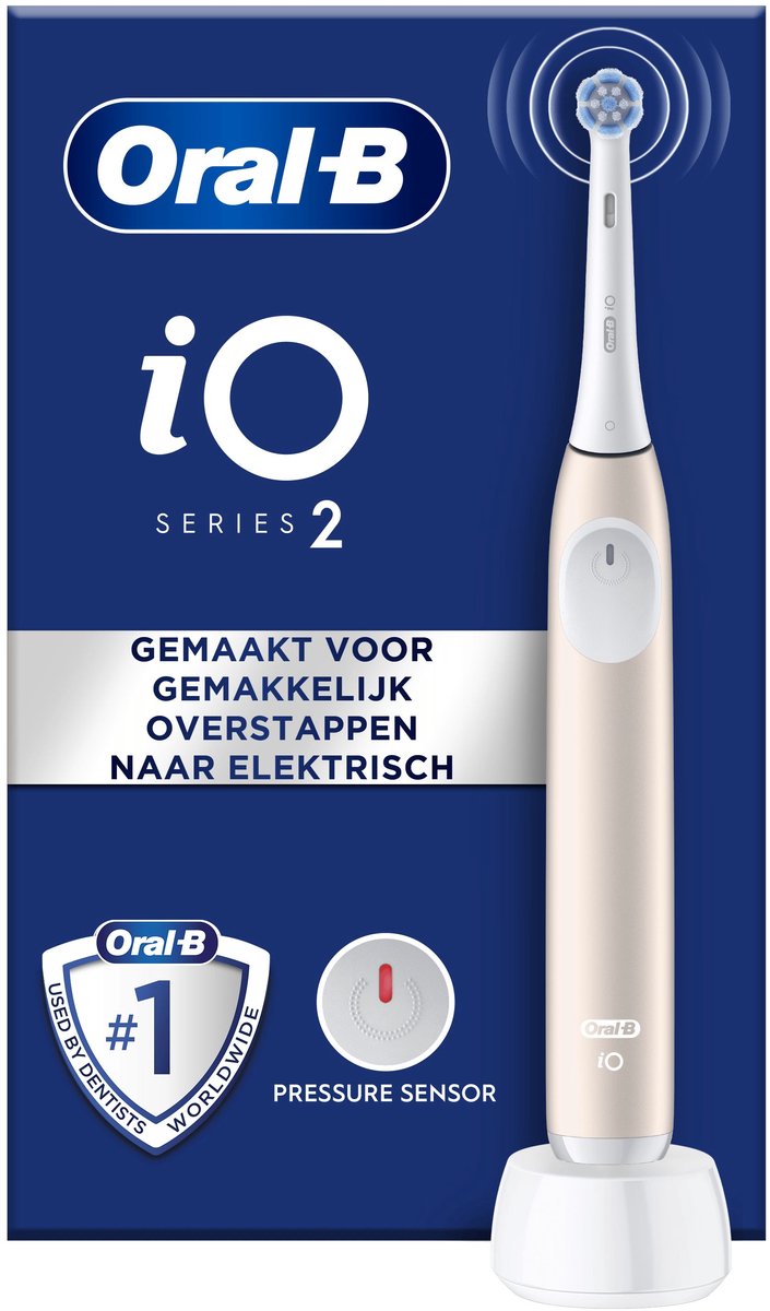 Afbeelding 3 van Oral-B iO2 Elektrische Tandenborstel - Calm Pink - 1 stuk