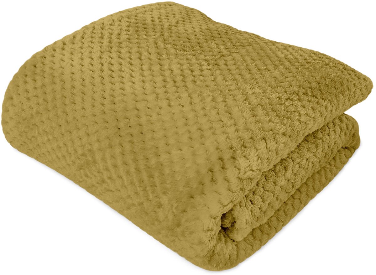 Jacquard deken AMORRO/OLIJF/200x220