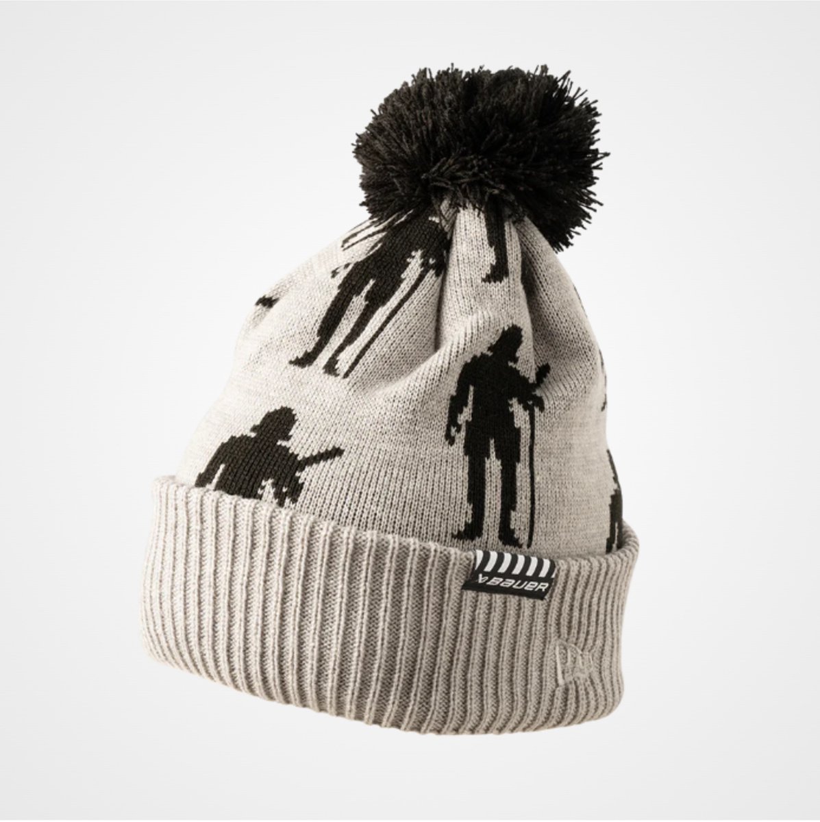Bauer Branded Knit Pom Beanie (grijs) (Kleur - Grijs, Maat - Jr.)