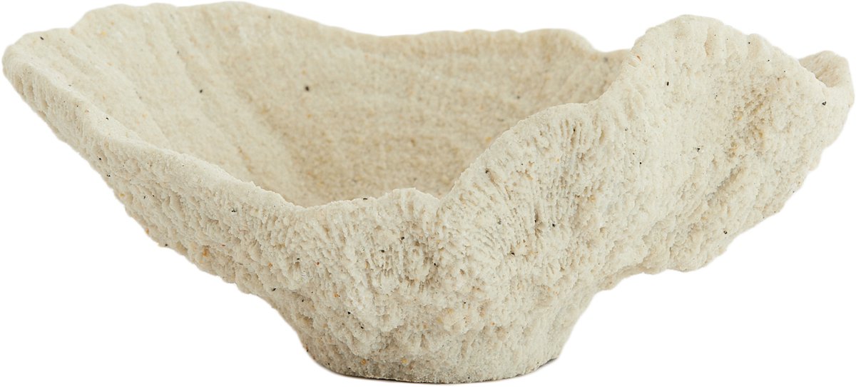 Ornament CORAL - 25x23x11cm - Wit