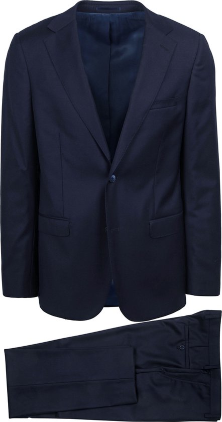 Costume approprié Laine Marine - Taille 52 - Homme