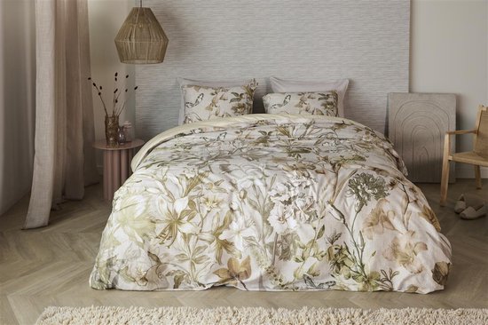 Beddinghouse Bronte dekbedovertrek - Eenpersoons - 140x200/220 - Naturel van Merkloos — afbeelding 3