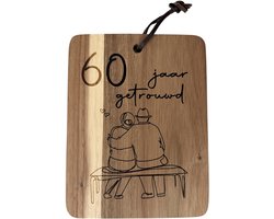 60 jaar getrouwd - Diamanten huwelijk - 60 jaar getrouwd versieringen - 60 jaar huwelijk - Diamanten huwelijk versiering - 60 jaar getrouwd cadeau - Trouwdag - Trouwdag cadeau - Huwelijkscadeau - Trouwdag jubileum - Jubileum huwelijk