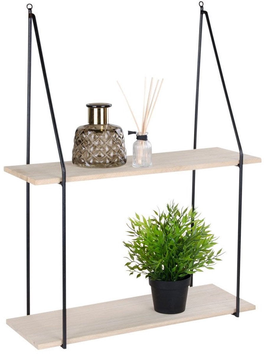 Haag Wandplank - houten plank - display planken - modern ontwerp - 55 cm x 21 cm x 72 cm
