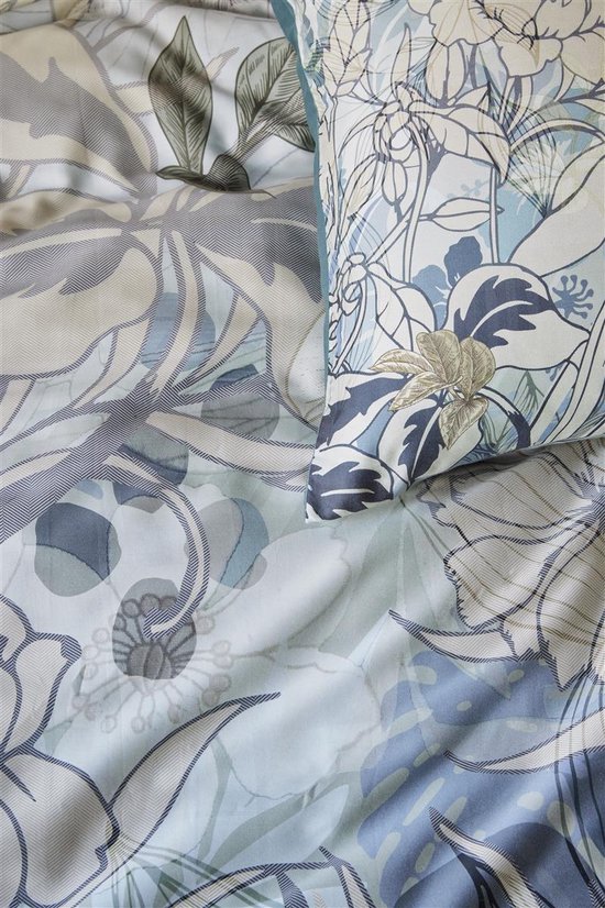 Kardol Nobile dekbedovertrek - Lits-Jumeaux - 240x200/220 - Blauw Grijs van Kardol — afbeelding 3