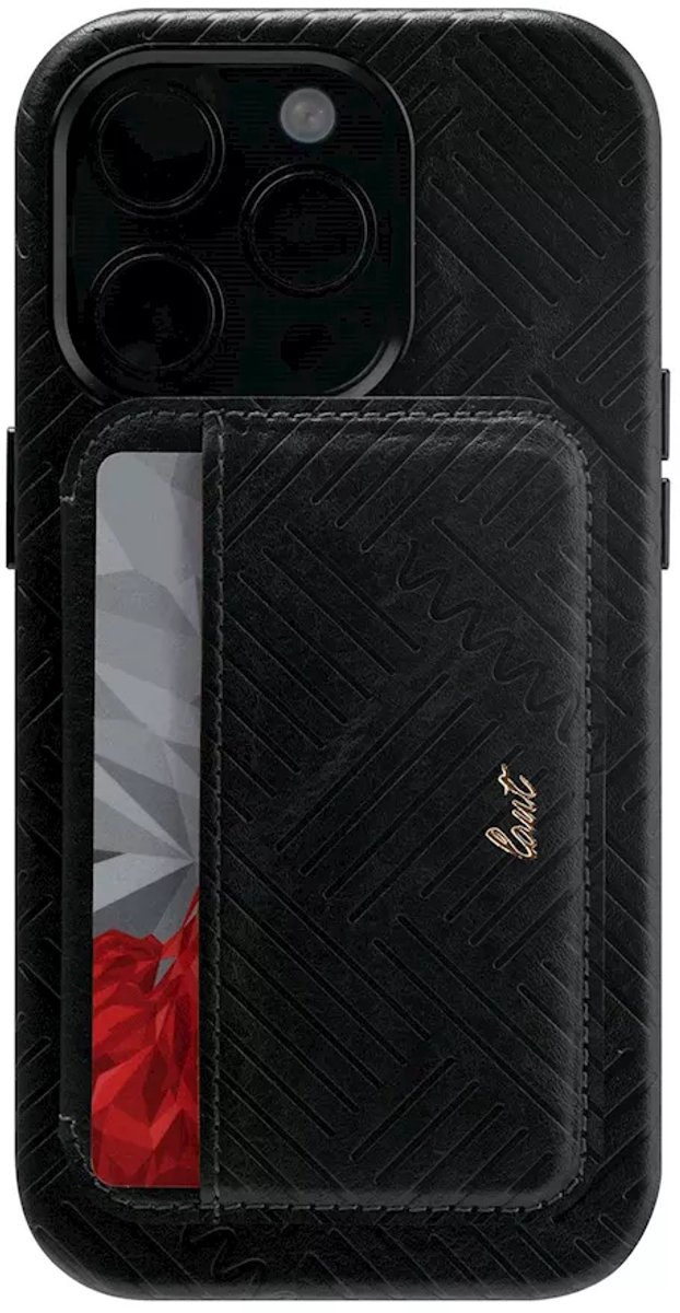 Laut - MagSafe Pashouder en Wallet- Motif - Zwart