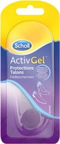 Scholl ActivGel Hielbeschermers - Hakbeschermers - Hielzooltjes Schoenen - Inlegzolen Pumps - Schoenverkleiner Hiel - One Size - 1 Paar