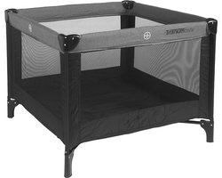 Titaniumbaby Inklapbare Box 100 X 100 - Zwart / Melange