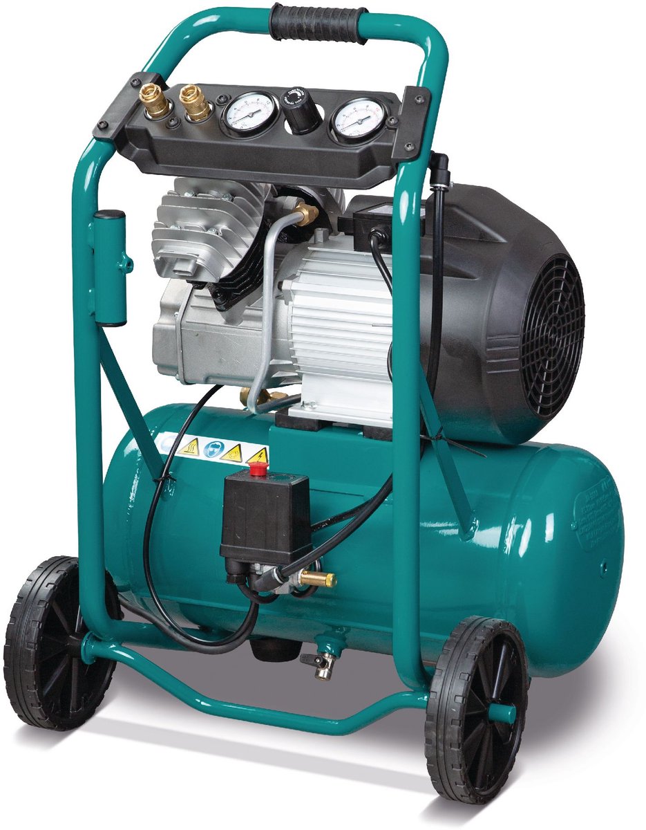 Werfcompressor mobiel ketel 24 L 2,2 kW / 3 Pk 310 L/min 10 bar 230V Aircraft COMPACT-AIR 361/24 E