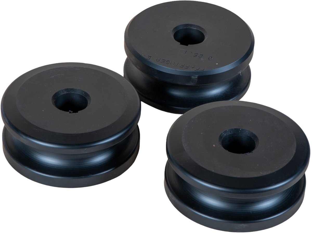 Set van 3 optionele walsen in inch voor profielwalsmachine PRM31F Metallkraft 3880078424