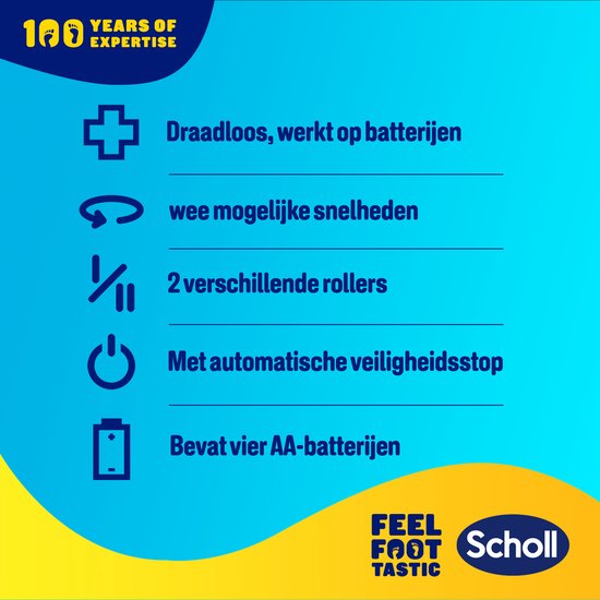Scholl Velvet Smooth Elektrische Voetvijl - Eeltvijl - Eeltverwijderaar - Exfoliatie en Contour - Draadloos