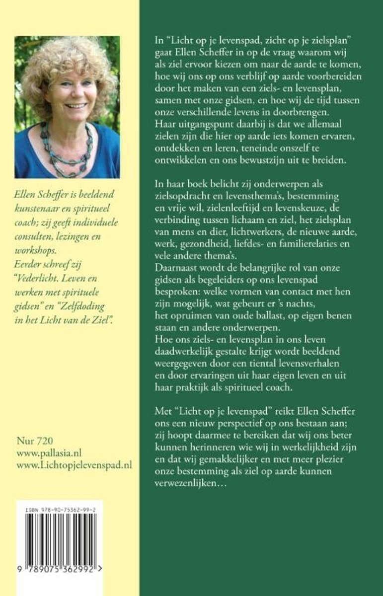 Licht op je levenspad - back cover