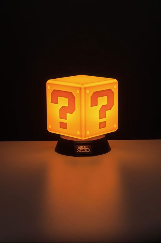 Super Mario Bros. - Question Block 3D Light - Tafellamp - Nachtlamp