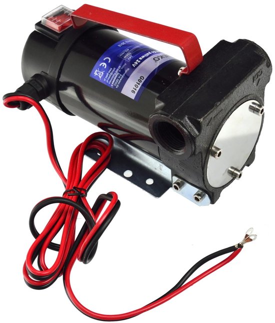 Diaphragm Transfer Pump 12V 24V elektrische benzine-dieselpomp Krachtige universele zelfaanzuigende pomp Fast and Efficient Transportation(Golden 12V ,Pump 4m Plug line