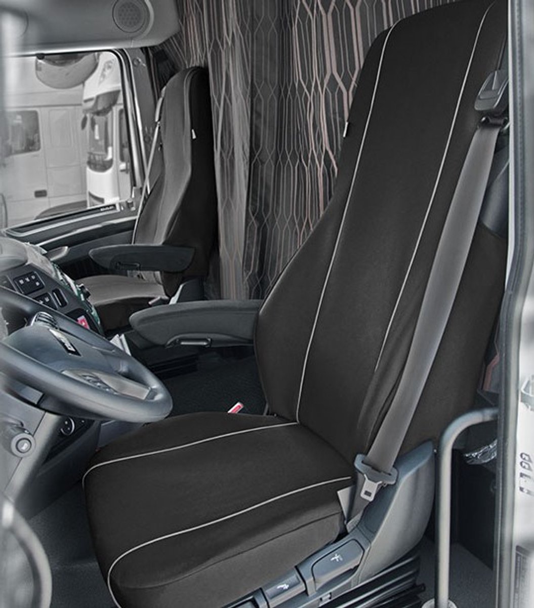 Pasvorm stoelhoezen DAF XF euro-6 Truck 2013-heden (set voor 2 stoelen) - Kegel