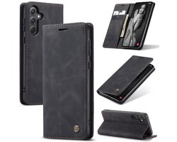 CaseMe Hoesje - Geschikt voor Samsung Galaxy A56 Hoesje - CaseMe 013 Book Case - Zwart