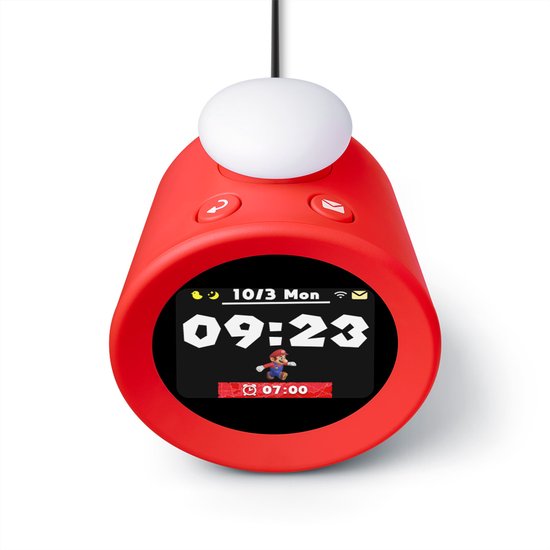 Nintendo Alarmo Sound Clock - Interactieve Wekker - Rood | bol
