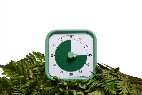 Time Timer Home MOD – 60 Minutes Visual Timer Home Edition for Kids and Adults – Home-Schooling, School, Desk, Office and Meetings without Loud Tapping (Pale Shale Grey