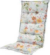 Coussin dossier haut env. 123x50cm Extérieur+ Milly azur