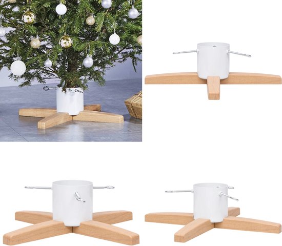 vidaXL Kerstboomstandaard 55x55x15,5 cm - Kerstboomstandaard - Kerstboomstandaards - Kerstboomstandaarden - Kerstboomhouder