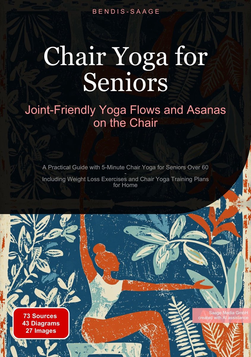 Omslag van Chair Yoga for Seniors: Joint-Friendly Yoga Flows and Asanas on the Chair