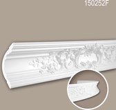 Corniche 150252F Profhome Moulure décorative flexible style Rococo-Baroque blanc 2 m