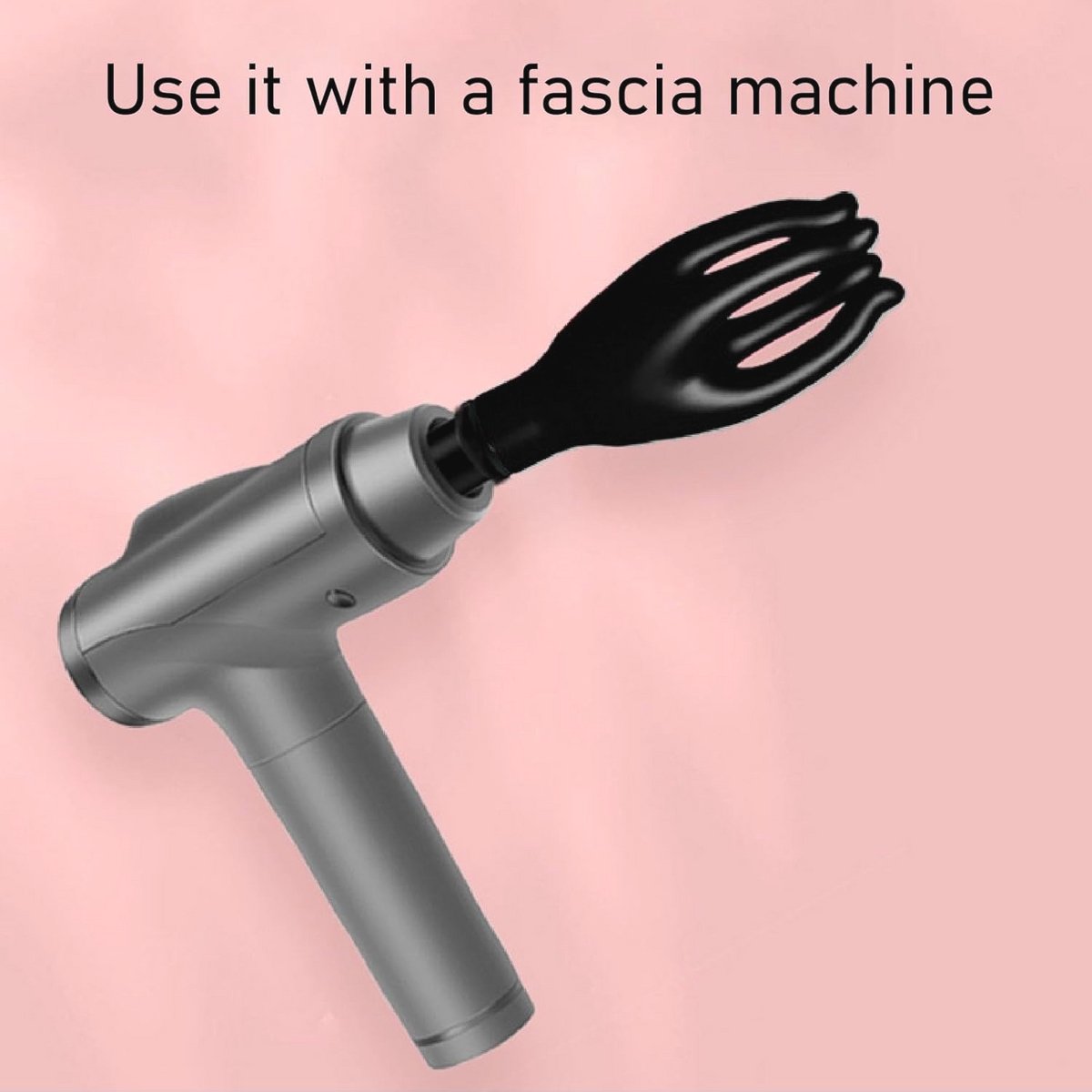 Fascia Massagekop voor Spierontspanning met Verwisselbaar Opzetstuk - afbeelding 2