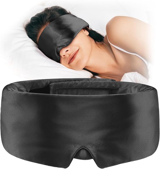 ZYEKIU Slaapmasker voor heren, voor zijslapers, oogmasker, ademend ZYEKIU Slaapmasker voor heren, voor zijslapers, oogmasker, ademend