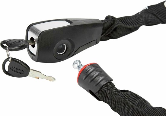Chaîne antivol en acier trempé - Antivol de sécurité pour vélo - 85 cm - Zwart