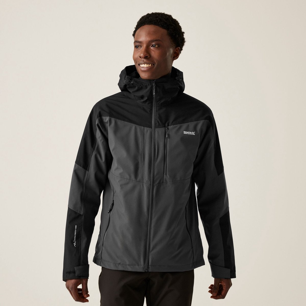 De Wentwood IX 3-in-1 wandeljas voor heren Grijs