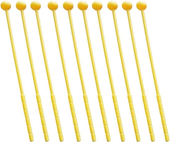 2Pcs Rubber Sticks Handvat Mallets Voor Glockenspiel Xylofoon Muziekinstrumenten Onderdelen Groen