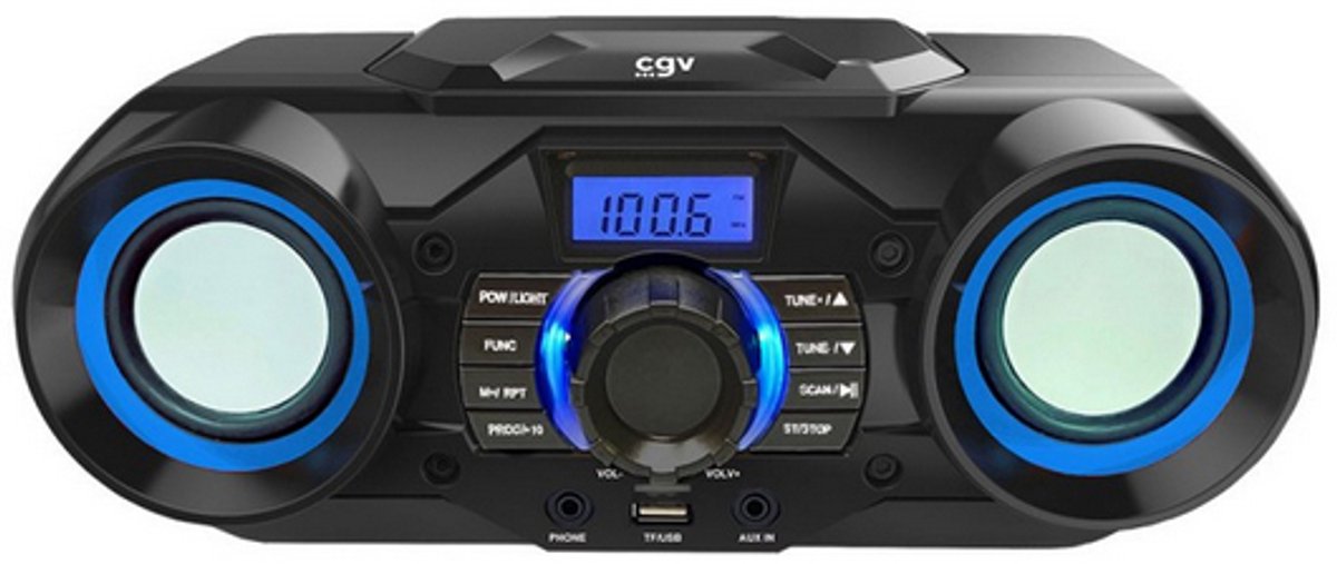 Draagbare CD-radio - CGV - CD SG-1 - CD, CD-R-RW, MP3, SD - USB - Bluetooth