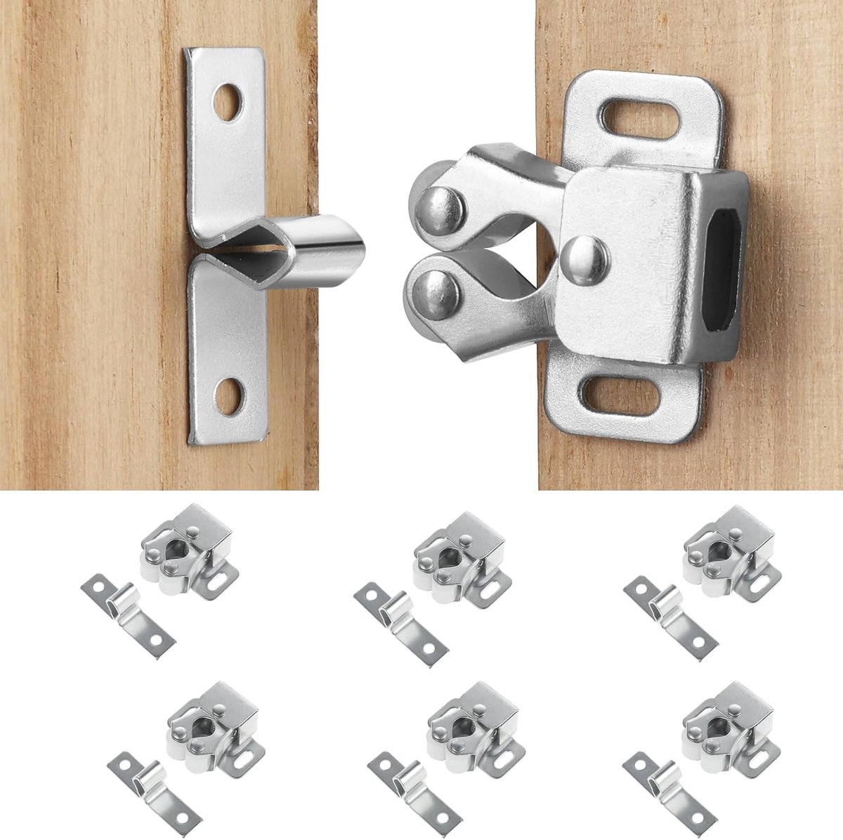 Dubbele Rolkast Vergrendeling Set - 6 Stuks