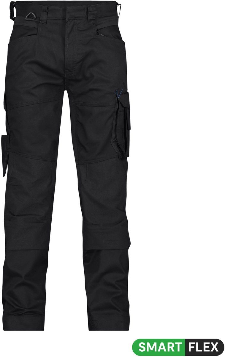 Werkbroek met stretch en kniezakken