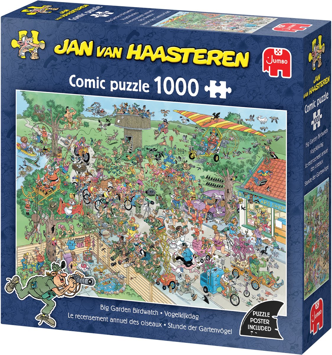 Jan van Haasteren - Vogelkijkdag - 1000 stukjes puzzel - Legpuzzel - JVH — afbeelding 5