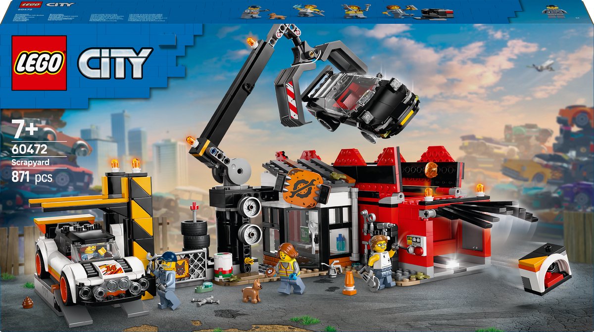 LEGO 60472 My City Schroothoop met auto's