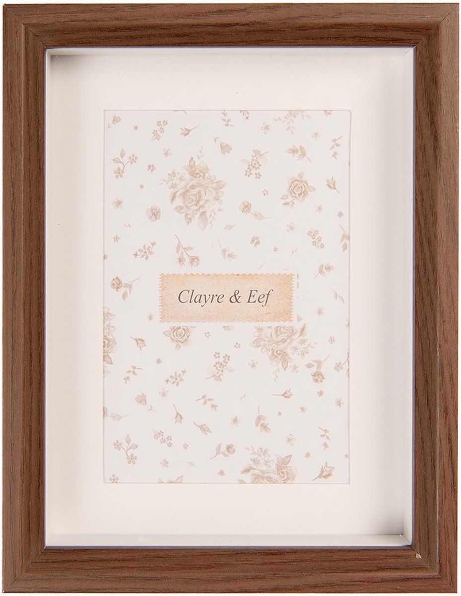 Clayre & Eef Fotolijst 15x20 cm Bruin MDF