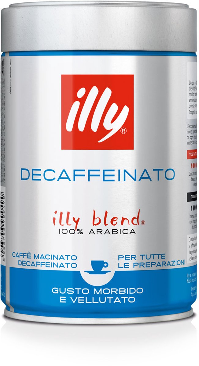 Illy Decaffeinato - gemalen koffie - 250 gram thumbnail 4