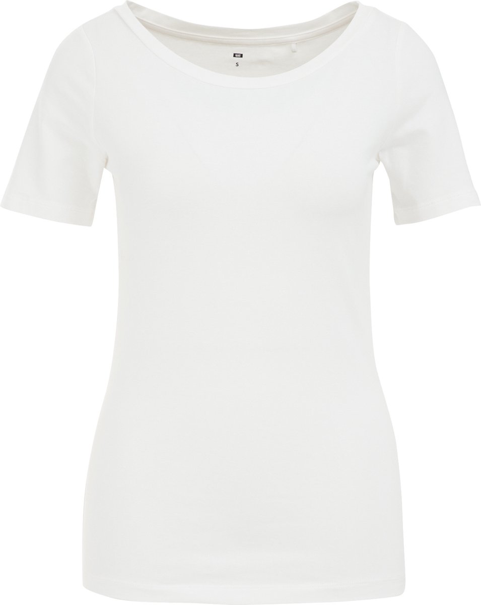 WE Fashion Dames T-shirt met boothals