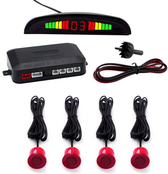 Parkeersensoren | Chili Rood | Parkeerhulp | CTX-RP18