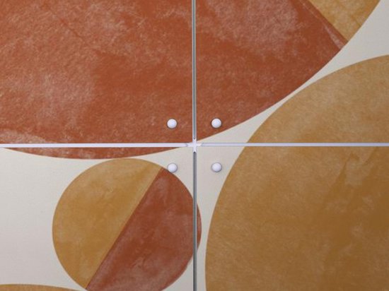 IXXI Burnt Orange Bols - Décoration murale - Abstrait - 80 x 60 cm