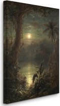 Frederic Edwin Church - Twilight in the Tropics (A Tropical Moonlight) - Schemering in de Tropen (Een Tropische Maanlicht) (1874) - 3:2