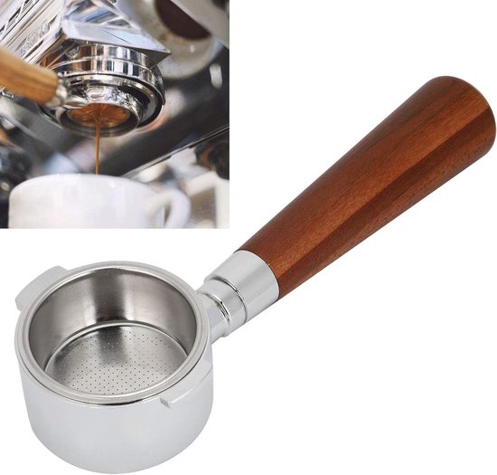 De'Longhi Dedica/SMEG 51mm Bottomless Portafilter (Beechwood