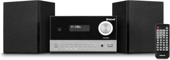 Stereo Set met cd Speler en Radio - Met Afstandsbediening - DAB+ - Bluetooth - Dubbele Speakers