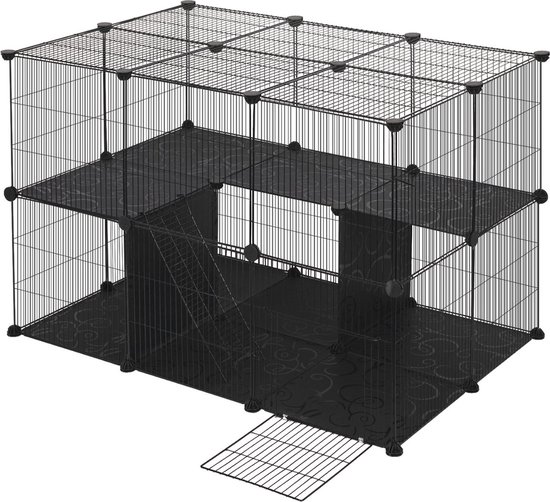 Nancy's Puppyren - Dierenren - Kleine huisdieren - Grijs - 80 x 80cm p