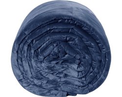 Verzwaringsdeken 7KG - Blauw - Weighted Blanket - 150x200cm - Voor Volwassenen