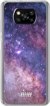 6F hoesje - geschikt voor Xiaomi Poco X3 Pro -  Transparant TPU Case - Galaxy Stars #ffffff