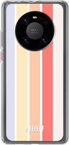 6F hoesje - geschikt voor Huawei P40 Pro -  Transparant TPU Case - Vertical Pastel Party #ffffff