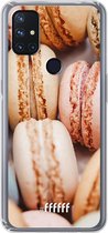 6F hoesje - geschikt voor OnePlus Nord N10 5G -  Transparant TPU Case - Macaron #ffffff