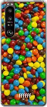 6F hoesje - geschikt voor Sony Xperia 1 III -  Transparant TPU Case - Chocolate Festival #ffffff